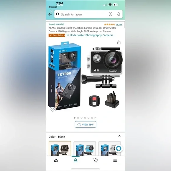 Waterproof camera